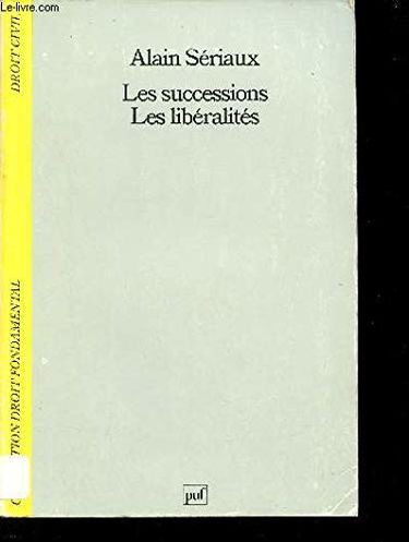 Successions les liberalites (les)