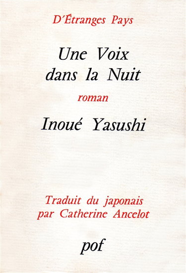 Couverture de Une voix dans la nuit