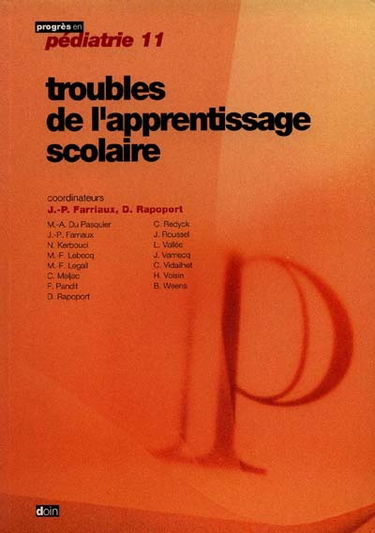 Troubles de l'apprentissage scolaire