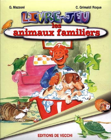 Livre jeu : les animaux familiers