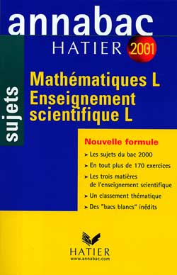 Mathématiques, enseignement scientifique, L