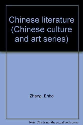 Couverture de Chinese literature (Chinese culture and art series)