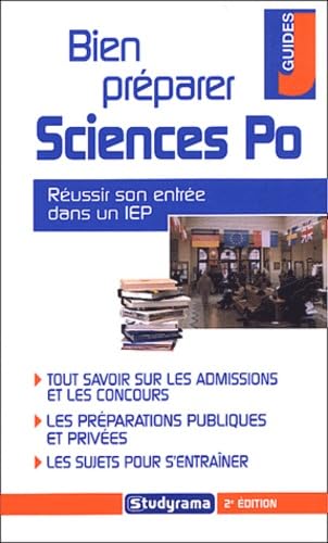 Bien préparer Sciences-Po