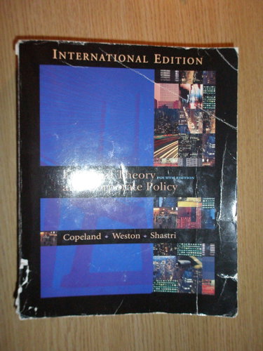 Couverture de Financial Theory and Corporate Policy: International Edition