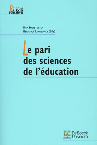 Le pari des sciences de l'éducation