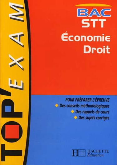 Economie, droit, bac STT