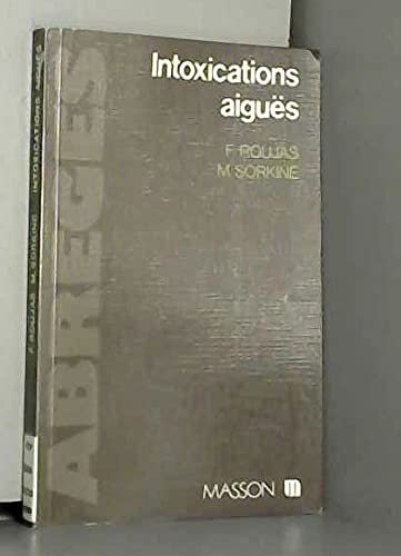 Intoxications aiguës