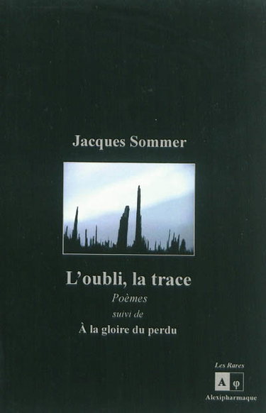 Couverture de L'oubli, la trace : poèmes. A la gloire du perdu