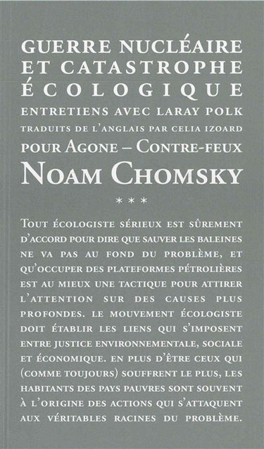 Guerre nucléaire et catastrophe écologique : entretiens avec Laray Polk