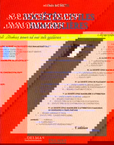 Sociétés civiles immobilières