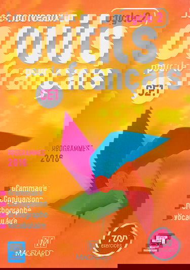 Les nouveaux outils pour le français CE1, cycle 2 : grammaire, conjugaison, orthographe, vocabulaire : programmes 2016
