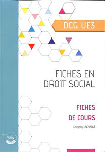 Fiches en droit social DCG UE3 : fiches de cours