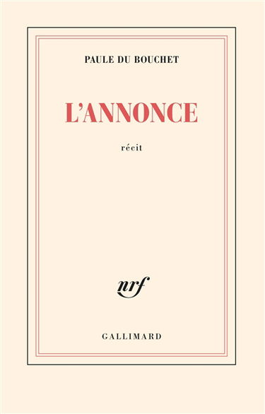 L'annonce : récit