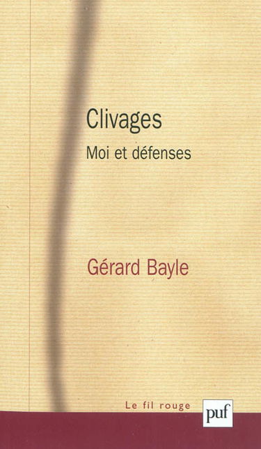 Clivages : moi et défenses