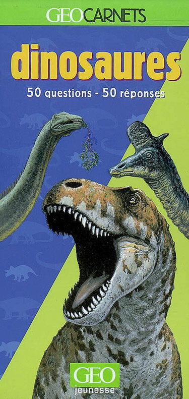 Couverture de Dinosaures : 50 questions, 50 réponses