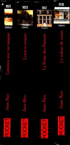 Anne Rice : Chronique Des Vampires Coffret 4 Volumes