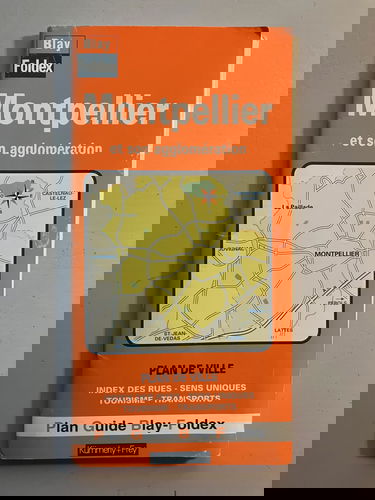 Plan de ville : Montpellier (avec un index)
