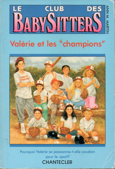 Couverture de Club baby-sitters 20. Valérie et les champion