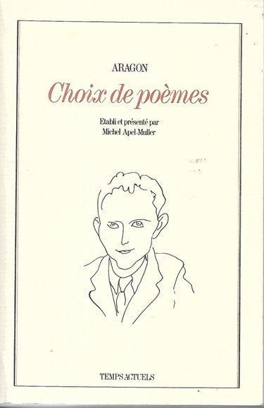 Couverture de Choix de poèmes par Louis Aragon