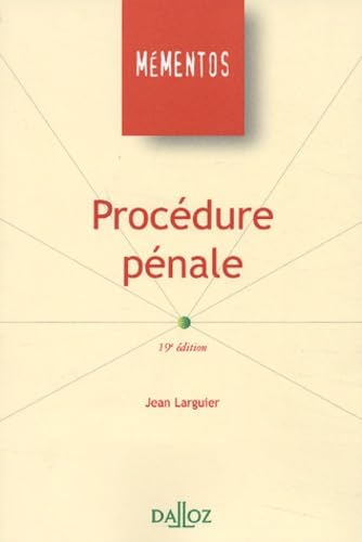Procédure pénale, mémento