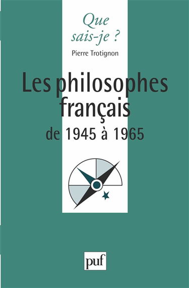 Les Philosophes français d'aujourd'hui