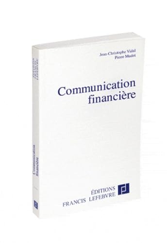 Couverture de Communication financière