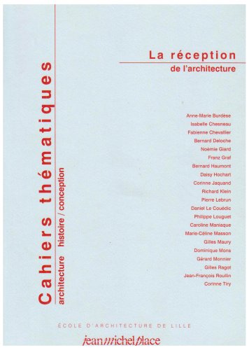 La réception de l'architecture