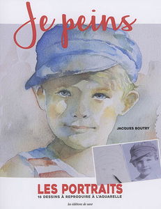 Les portraits : 16 dessins à reproduire à l'aquarelle