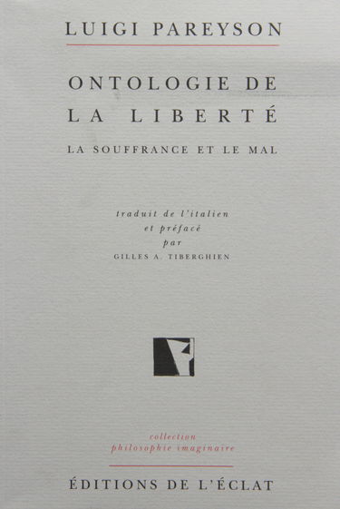 Ontologie de la liberté : le mal et la souffrance