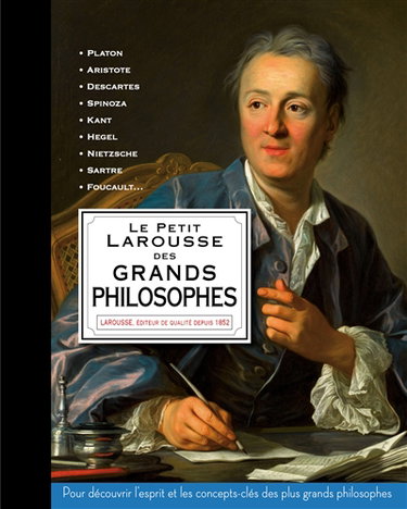 Couverture de Le petit Larousse des grands philosophes