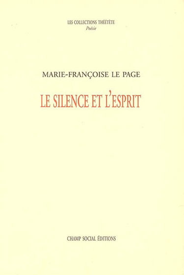Couverture de Le silence et l'esprit