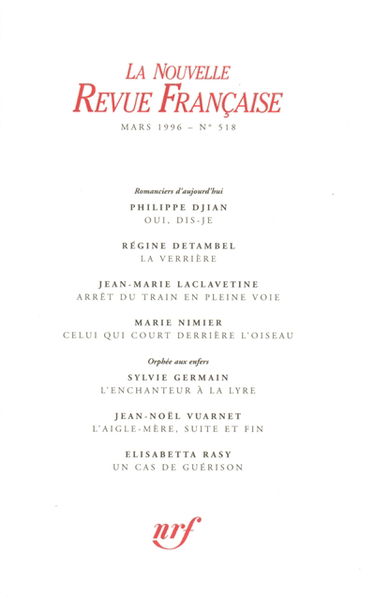 Nouvelle revue française, n° 518