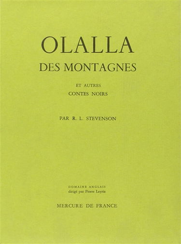 Olalla des montagnes : et autres contes noirs. Un chapitre sur les rêves