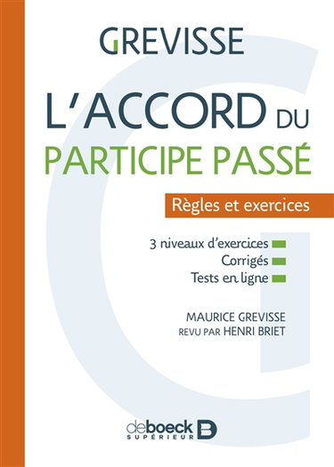 Couverture de L'accord du participe passé : règles et exercices