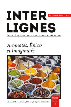 Inter-lignes, n° 17. Aromates, épices et imaginaire
