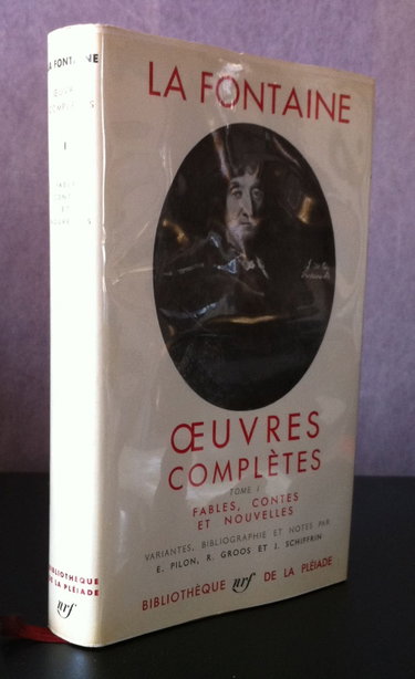 Couverture de Oeuvres complètes. tome I : fables, contes et nouvelles. variantes, bibliographie et notes par pilon, groos, et schiffrin.