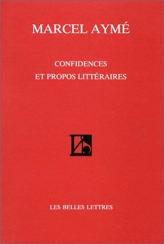 Confidences et propos littéraires