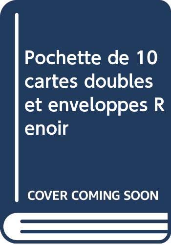 Pochette de 10 cartes doubles et enveloppes Renoir