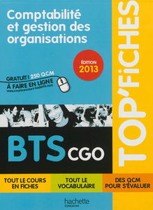 Comptabilité et gestion des organisations, BTS CGO