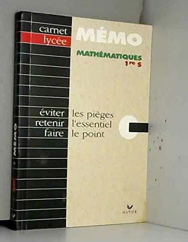 Mathématiques, 1re S