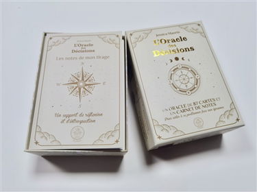 L'oracle des décisions : un oracle de 87 cartes et un carnet de notes pour aider à se positionner face aux épreuves
