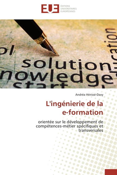 L'ingénierie de la e-formation