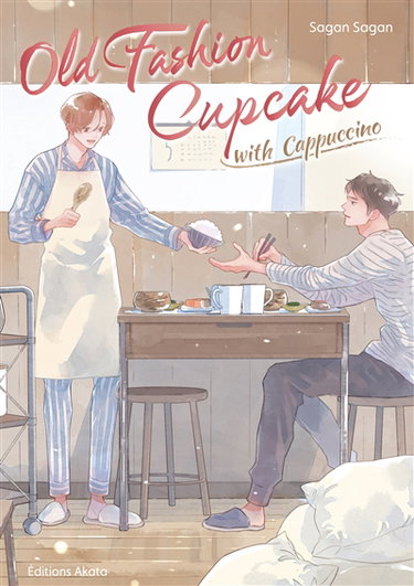 Old fashion cupcake with cappuccino