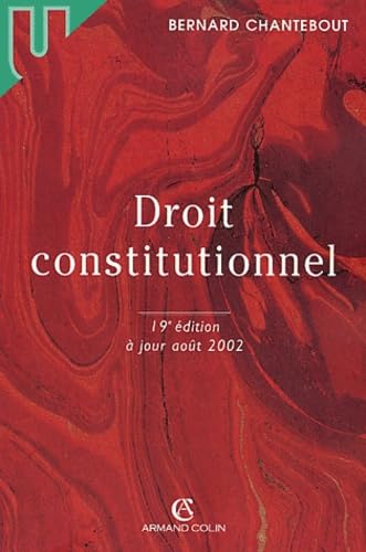 Droit constitutionnel, 19e édition