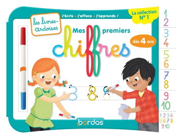 Mes premiers chiffres, dès 4 ans : j'écris, j'efface, j'apprends !
