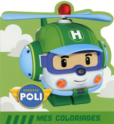 Robocar Poli, mes coloriages : Héli