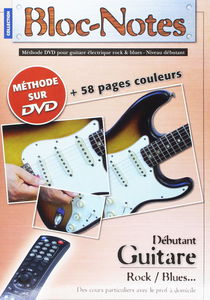 Bloc notes guitare electrique methode tab dvd