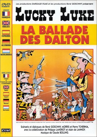 Couverture de Lucky Luke : La Ballade des Dalton par René Goscinny