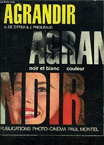 Couverture de AGRANDIR par De Zitter A.- Prioleaud J.