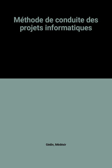 Méthode de conduite des projets informatiques